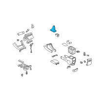 OEM 2003 Toyota Camry Shift Boot Diagram - 58808-33060-B1
