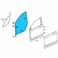 OEM 2022 Honda CR-V Weatherstrip, R. FR. Door Diagram - 72310-TLA-A01