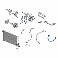 OEM 2013 Acura ILX Hose, Discharge Diagram - 80315-TX7-A01