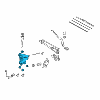 OEM 2010 Lexus GX460 Jar, HEADLAMP Cleaner Diagram - 85355-60200