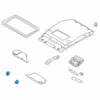 OEM 2001 Nissan Sentra Holder-SUNVISOR Diagram - 96409-5M100