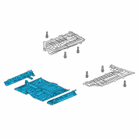 OEM 2013 Honda Civic Floor, FR. Diagram - 65100-TS8-A50ZZ