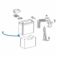 OEM Toyota Vent Hose Diagram - 28885-36080