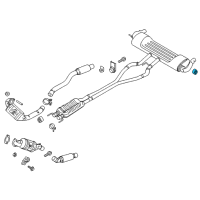 OEM 2018 Lincoln MKZ Rear Support Insulator Diagram - HP5Z-5A262-A