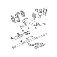 OEM 2007 Saturn Vue Insulator-Exhaust Pipe Hanger Diagram - 15286279