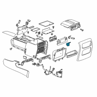 OEM 2019 Cadillac Escalade ESV Auxiliary Outlet Diagram - 22854092