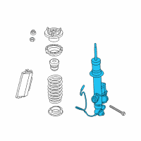 OEM 2017 BMW 640i Gran Coupe Rear Left Spring Strut Diagram - 37-12-6-859-781