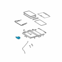 OEM Toyota Highlander Motor Diagram - 63260-0E040