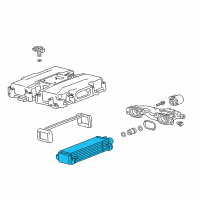 OEM 2016 Cadillac ATS Cooler Assembly Diagram - 12640408