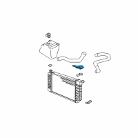 OEM 1997 Chevrolet K3500 Bracket-Radiator Upper Diagram - 15678761