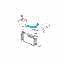 OEM 1995 Chevrolet C3500 Radiator Outlet Hose (Lower) Diagram - 15671937