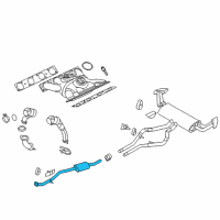 OEM BMW X6 Centre Muffler Diagram - 18-30-7-595-205