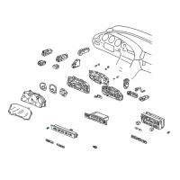 OEM 2002 Acura CL Bulb, Neo-Wedge (14V 60Ma) (Tec) Diagram - 35851-SM4-003