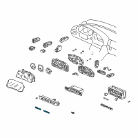 OEM Acura CL Knob Assembly Diagram - 79621-S0K-A01