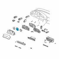 OEM 2001 Acura CL Speedometer Assembly Diagram - 78120-S3M-A02