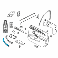 OEM 2020 BMW X3 TRIM COVER, PULL STRAP, LEFT Diagram - 51-41-5-A36-961