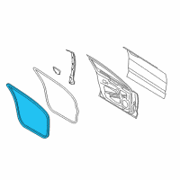 OEM 2018 Lincoln MKZ Weatherstrip On Body Diagram - GP5Z-5420709-A