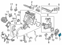 OEM Acura MDX Motor Assembly, Mode Diagram - 79140-TYA-A51