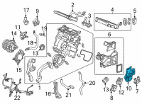 OEM Acura MDX Motor Assembly, Temp As Diagram - 79170-TYA-A41