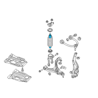 OEM 2010 Jeep Commander ABSORBER-Suspension Diagram - 5166820AI