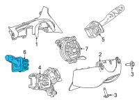 OEM Chevrolet Bolt EUV Signal Switch Diagram - 85112694