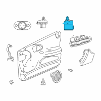 OEM Chrysler 300M Switch-Door Lock Diagram - 4760857AB