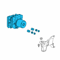 OEM Acura ZDX Set, Modulatr Assembly Diagram - 57110-SZN-A03