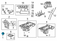 OEM 2022 Jeep Gladiator DAMPER-CRANKSHAFT Diagram - 5184293AH
