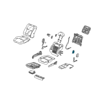 OEM 2002 Acura CL Opds Unit Diagram - 81334-S3M-A74