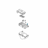 OEM 2005 Kia Sedona Relay Diagram - 0K55267740B