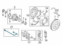 OEM 2008 Ford E-150 Brake Hose Diagram - 8C2Z-2A442-C