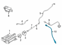 OEM 2022 Hyundai Santa Fe Sensor Assembly-Oxygen Diagram - 39210-2M425