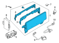 OEM 2022 Ford Mustang Mach-E INSTRUMENT CLUSTER Diagram - LJ8Z-10849-A