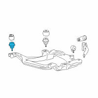 OEM 2006 Mercury Monterey Front Insulator Diagram - 3F2Z-6038-AA