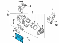 OEM Kia K5 Protector-Heat Diagram - 285262S301