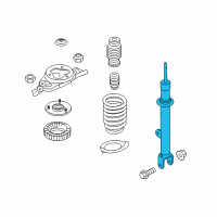 OEM Kia K900 Front Strut Assembly Kit, Right Diagram - 546213T750