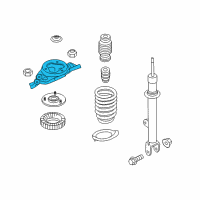 OEM Hyundai Equus Bracket-Shock Absorber, LH Diagram - 54631-3T050