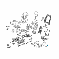 OEM Buick Envision Seat Switch Knob Diagram - 13274113