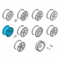 OEM 2018 BMW X5 Light Alloy Rim Diagram - 36-11-7-846-786