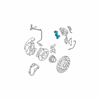 OEM 2009 BMW M3 Calliper Carrier Diagram - 34-11-2-283-364