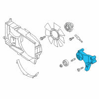 OEM 2021 Nissan Titan XD Bracket-Fan PULLY Diagram - 21046-1LA0A