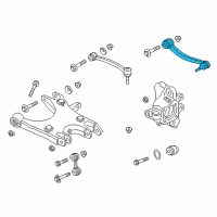 OEM BMW M5 Rubber Mount Wishbone, Right Diagram - 33-32-2-284-138