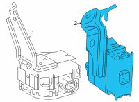 OEM Lexus NX250 CONTROLLER, VEHICLE Diagram - 86572-78080