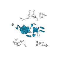 OEM 2007 Acura TSX Sub-Heater Unit Diagram - 79106-SEC-A41