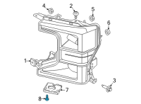 OEM 2020 Ford Expedition Ballast Screw Diagram - -W715133-S901