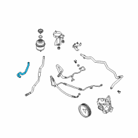 OEM 2004 BMW 645Ci Suction Hose Diagram - 32-41-6-763-564