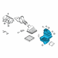 OEM 2015 Ford F-250 Super Duty Air Cleaner Body Diagram - BC3Z-8A080-F