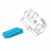 OEM 2005 Saturn Vue Body Control Module Assembly Diagram - 25779919