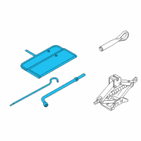 OEM 2017 Nissan Quest Tool Set Diagram - 99501-1JA1A