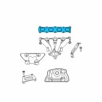 OEM 2009 Dodge Caliber Gasket-Exhaust Manifold Diagram - 4884825AB